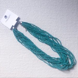 Turquoise boho necklace